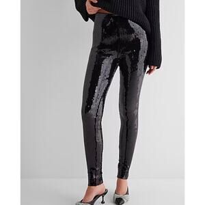 Express- High Waisted Sequin Leggings